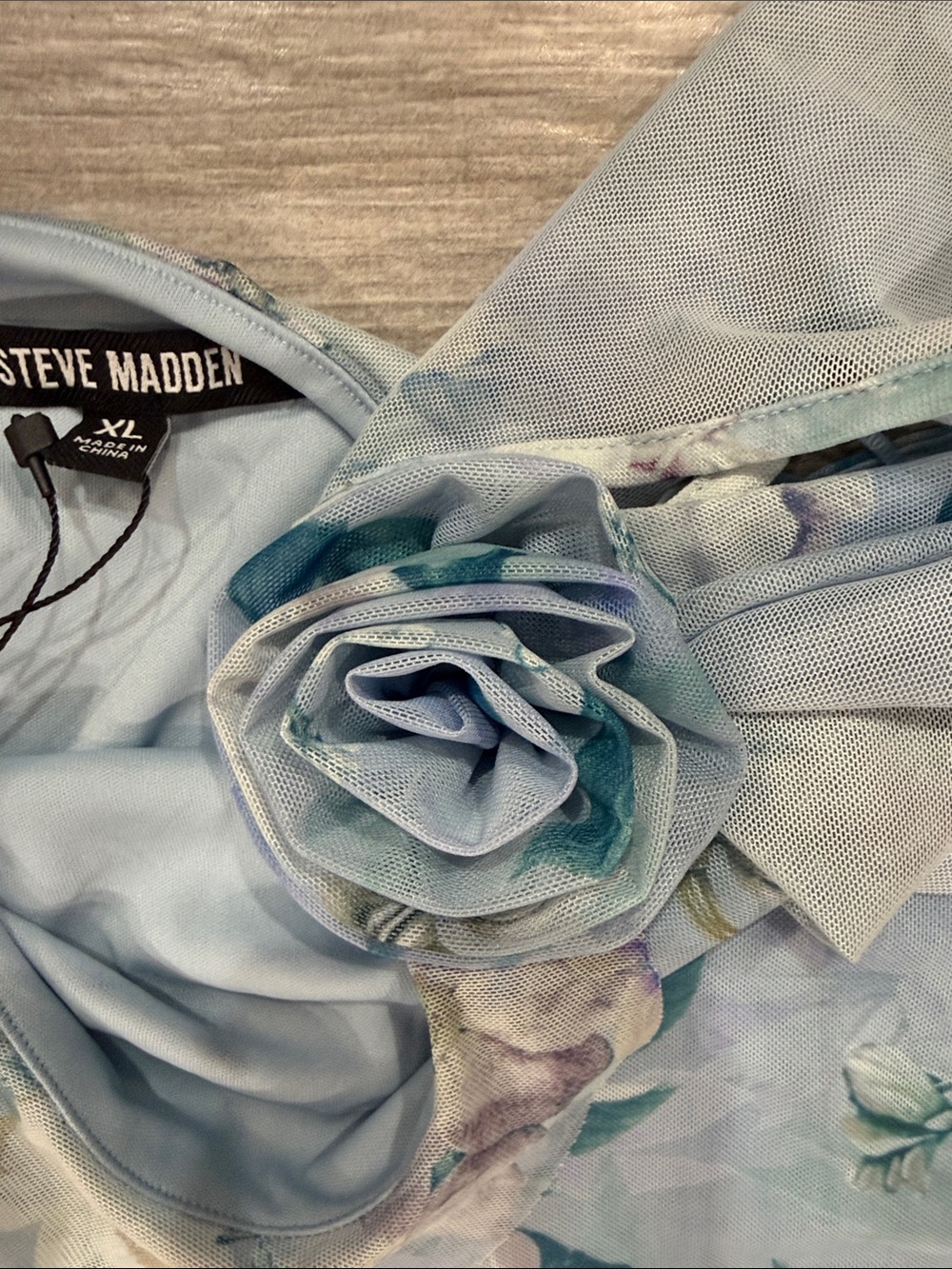 Steve Madden Asymmetric Blue Dress size XL - Picture 4 of 6